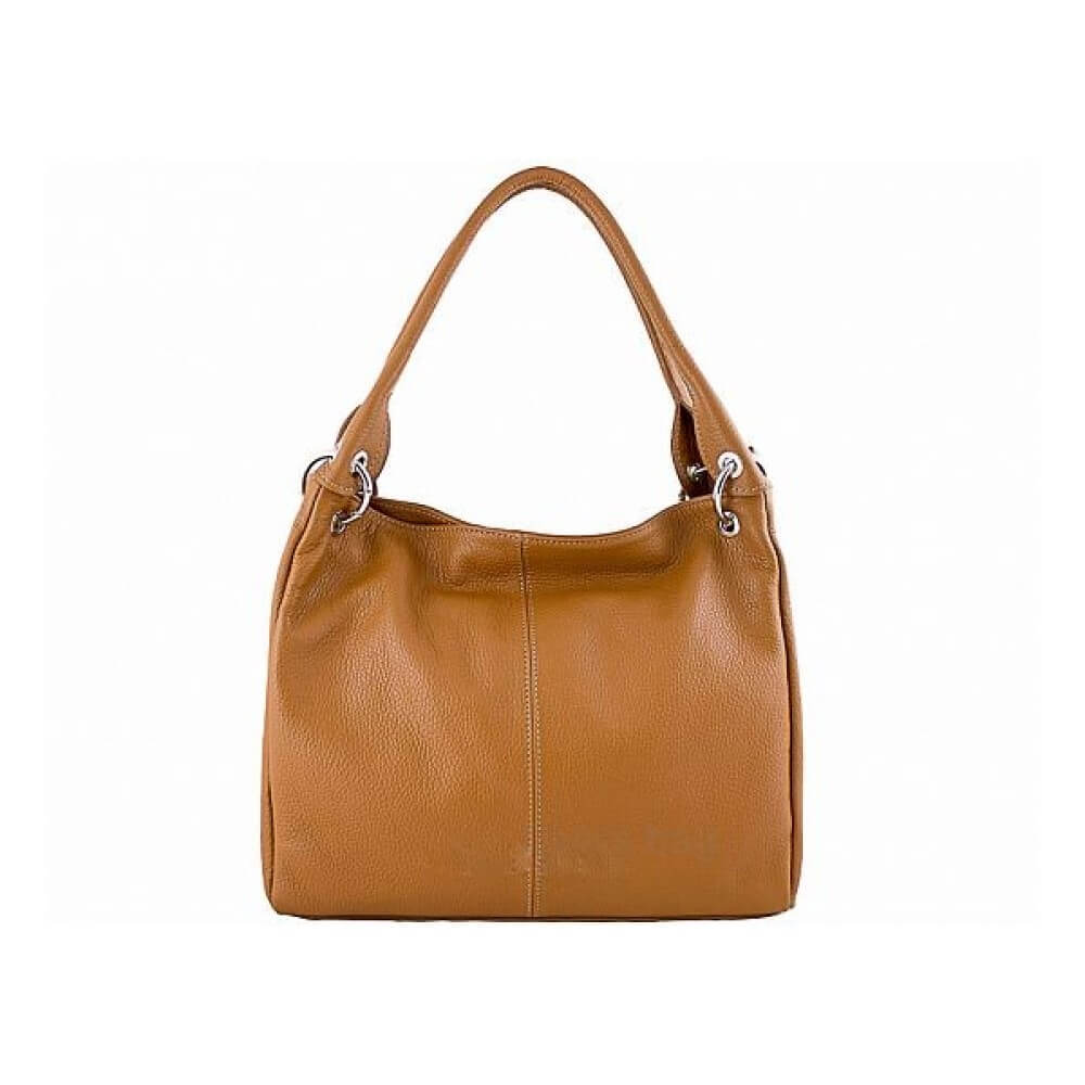 Asana Leather Shoulder Bag Cognac | Traveller Store