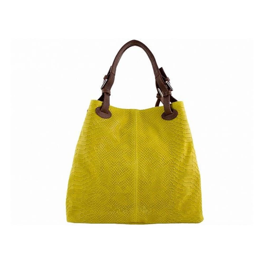 Zana Genuine Leather Bag Yellow | Traveller Store